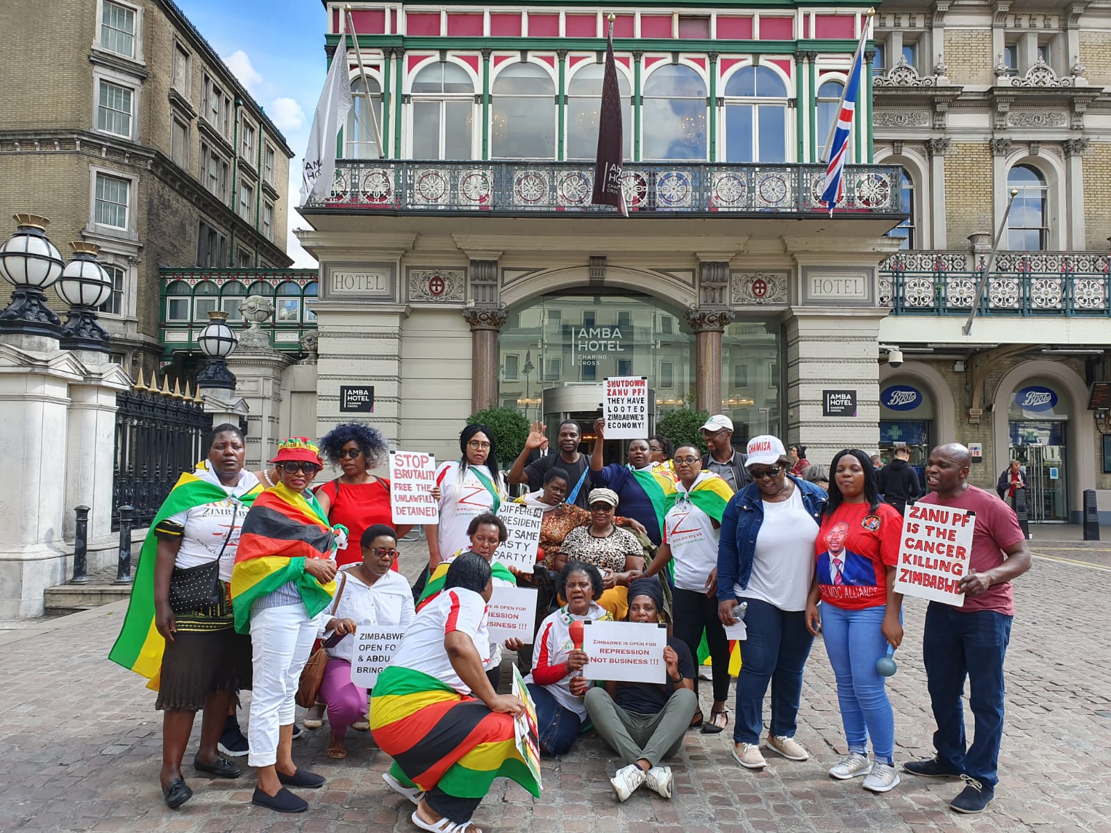 Zanu PF Trade Mission Flops as Protesters raise concerns